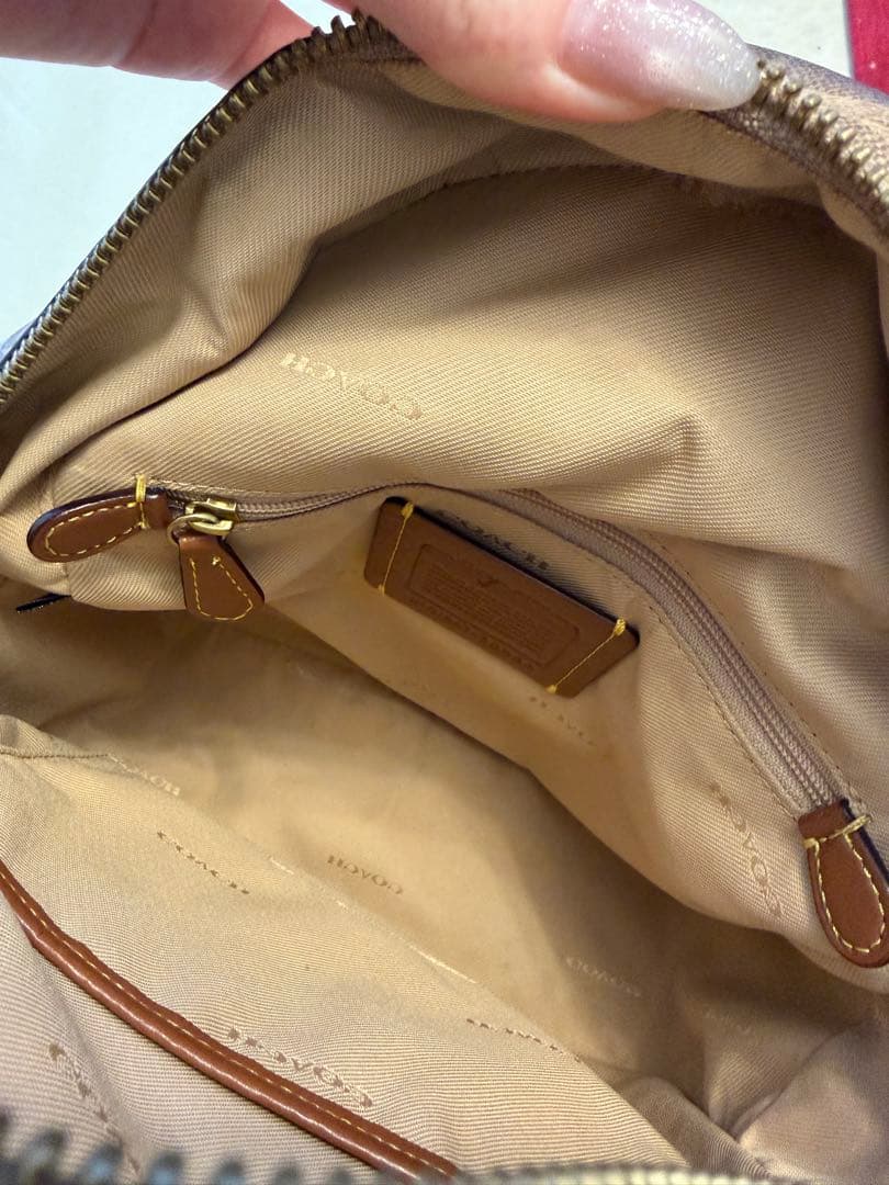 極美品COACH キャンパス バックパック 23 シグネチャー ローズプリント