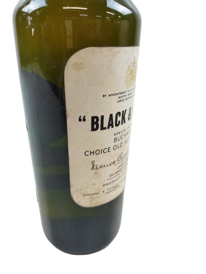 古酒Black & White スコッチウイスキー特級未開栓