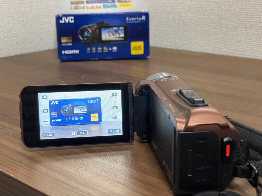 ビデオカメラ】JVC EverioR 防水防塵GZ-R400-T