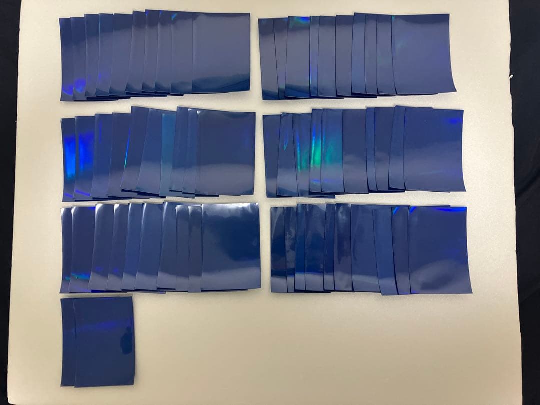 遊戯王 スリーブ 初期 ロゴ 青 ブルー 機械の叛乱 62枚 - メルカリ