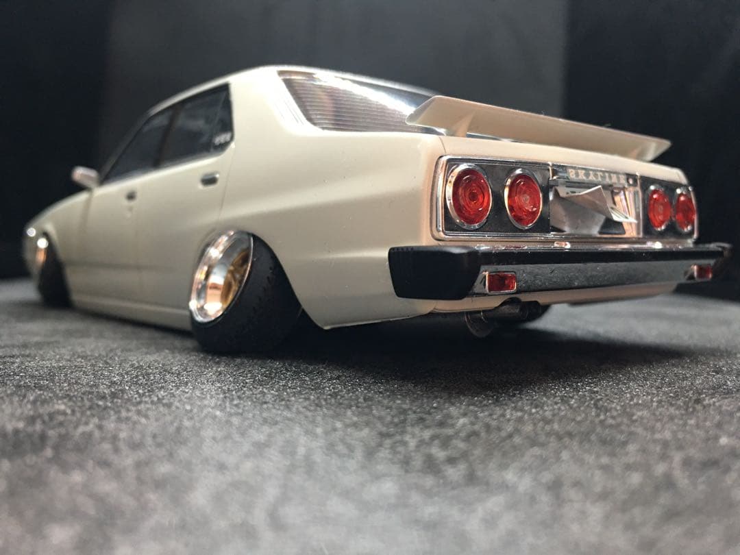 旧車プラモデル完成品1／２４フジミスカイラインジャパン