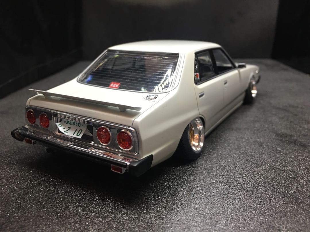 旧車プラモデル完成品1／２４フジミスカイラインジャパン