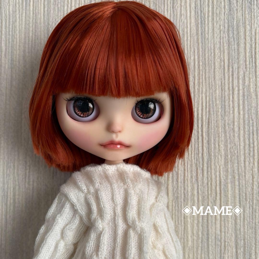 アイシードールカスタム ♡白肌・オレンジブラウン♡ アイシードール カスタム♡オレンジブラウン♡