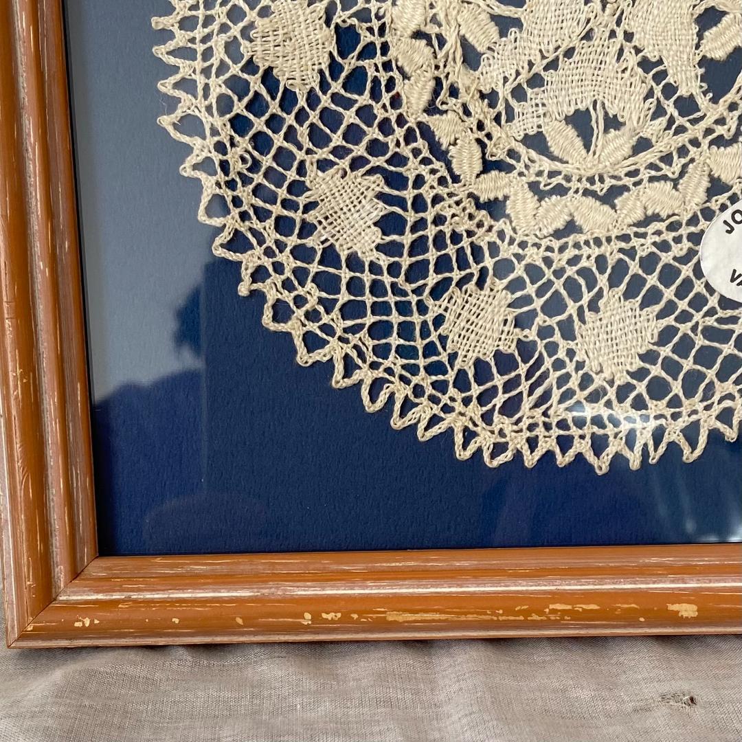 マルタ レースドイリー 額縁入り - メルカリ