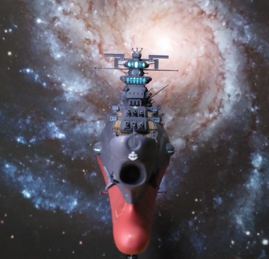 1/1000宇宙戦艦ヤマト3199 LED発光全塗装完成品 - メルカリ