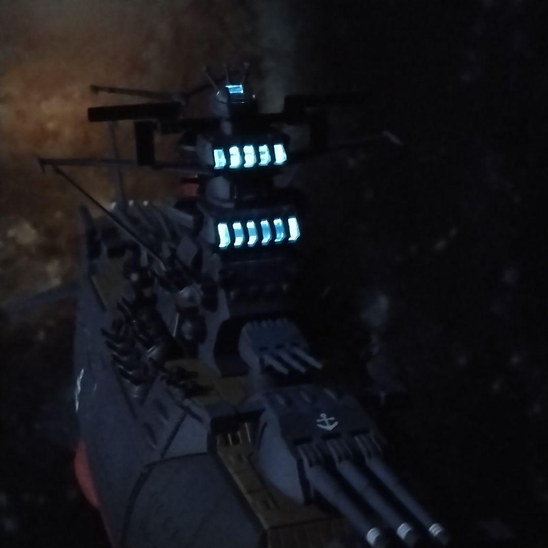 1/1000宇宙戦艦ヤマト3199 LED発光全塗装完成品 - メルカリ