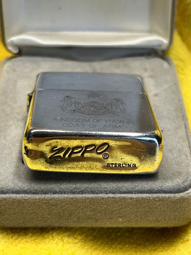 ZIPPO スターリングシルバー ハワイ王国刻印 希少品 ZIPPO