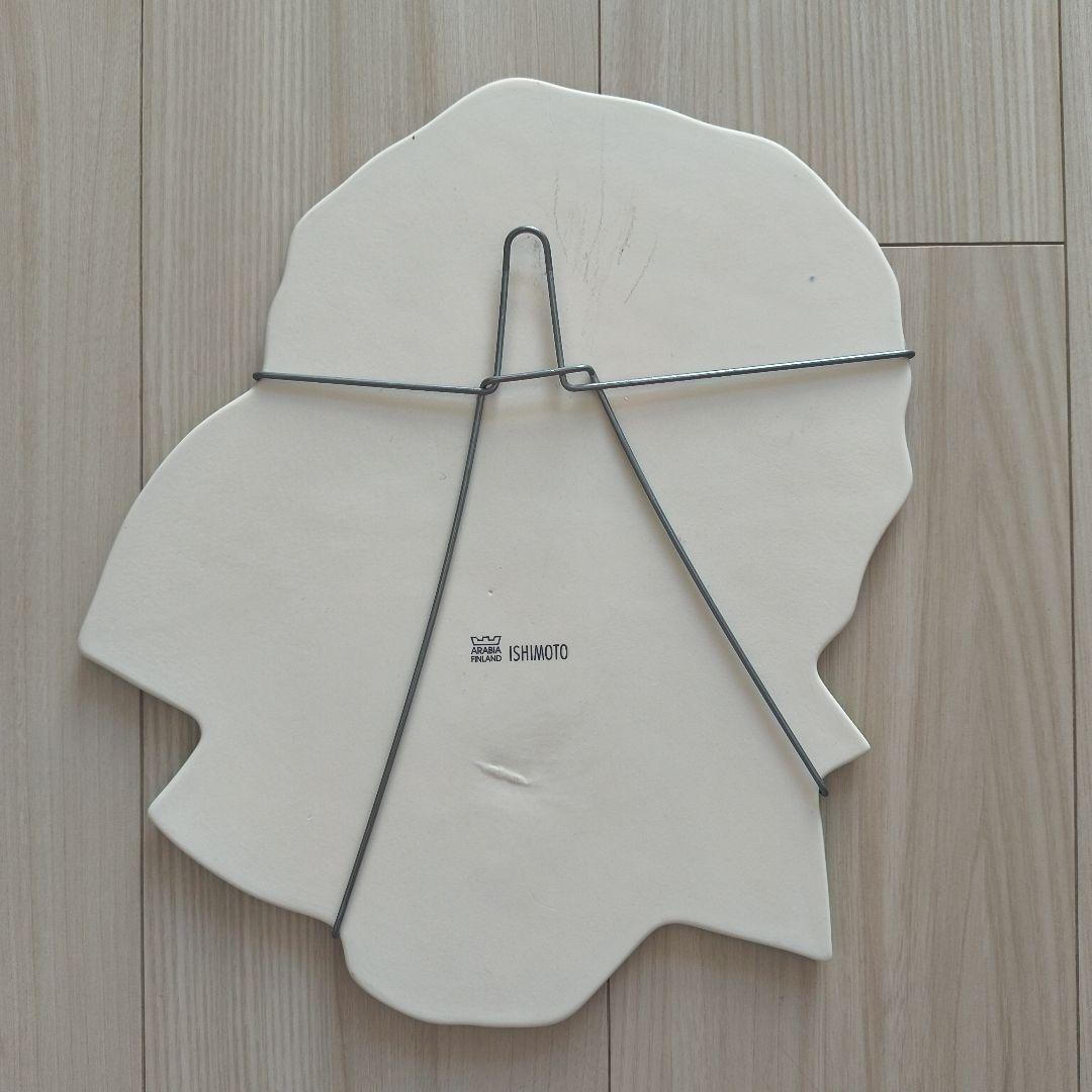 ARABIA社 石本藤雄さん 紫陽花の陶板