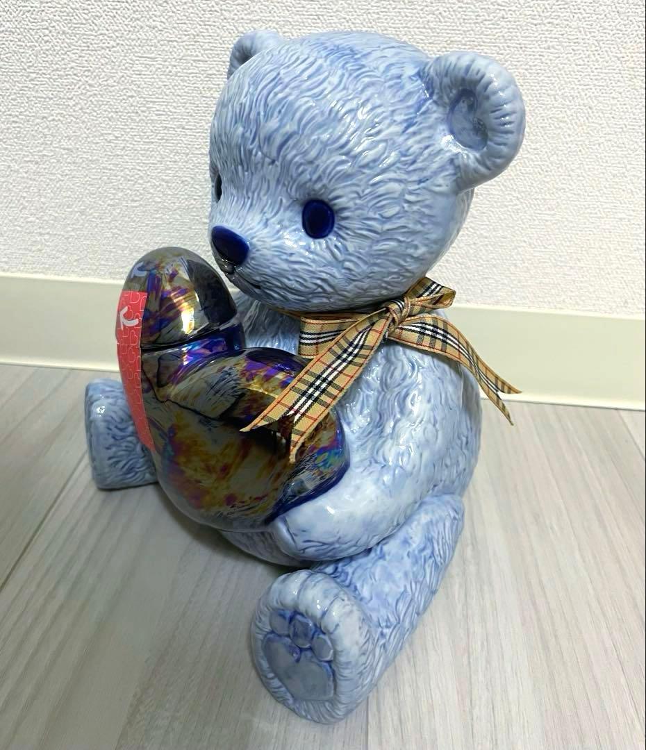 テディデキャンタ Ayame ブランデー 飾り ボトル 青 ブルー シャンパン