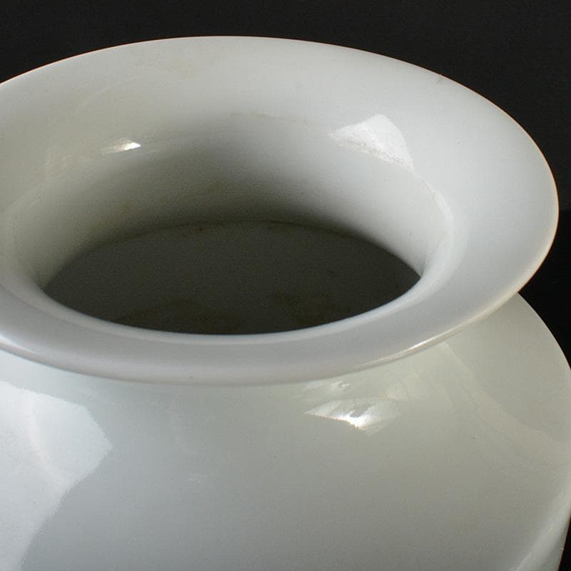 中国 致遠堂製 粉彩 花漢詩文 筒瓶 花瓶 V R6768F - メルカリ