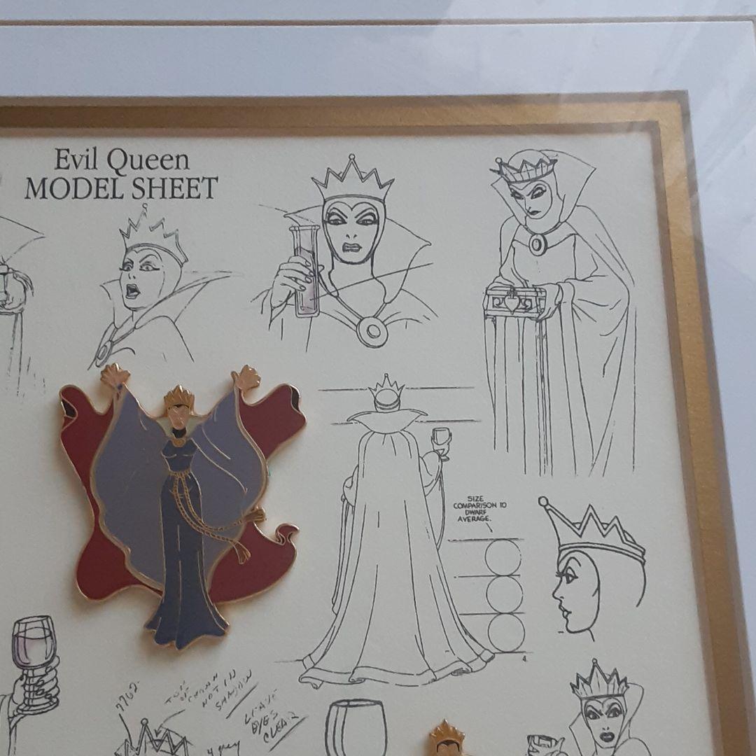 限定品　ディズニー　エビルクイーンモデルシート　7500分の2197