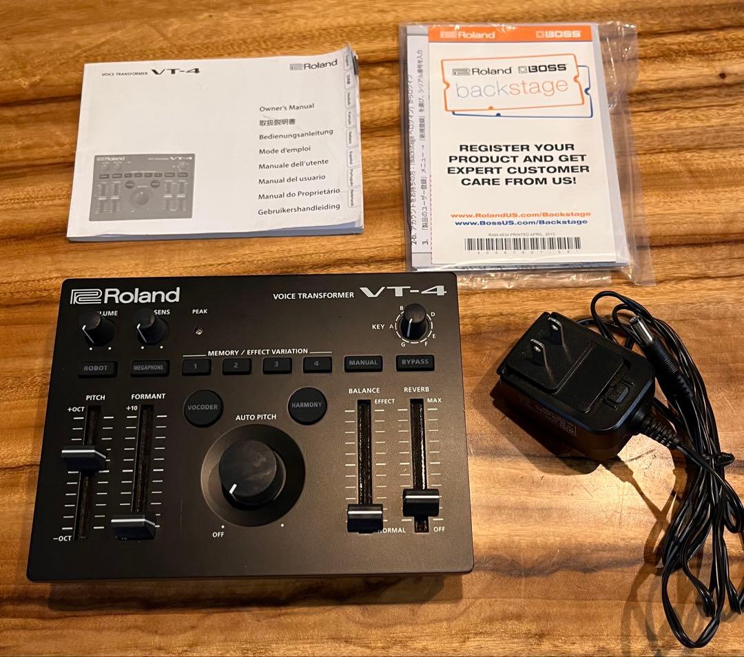 Roland AIRA / VT-4 ボーカル・エフェクター【ケーブル付き】 Roland AIRA VT-4 Voice Transformer POWER & CABLE KIT – Kraft Music