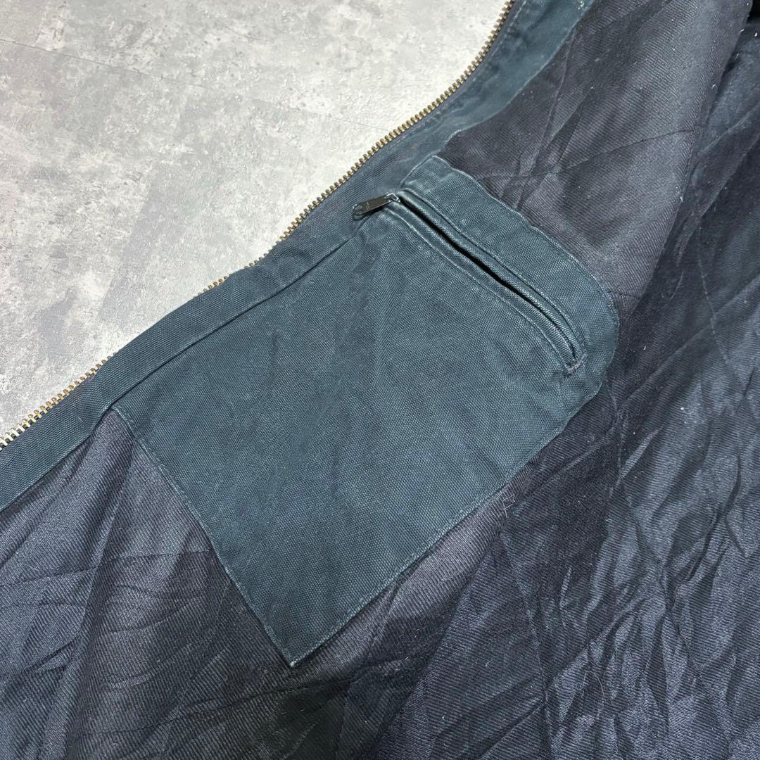 Carhartt アクティブジャケット キルティング ダック地 深緑 2XL