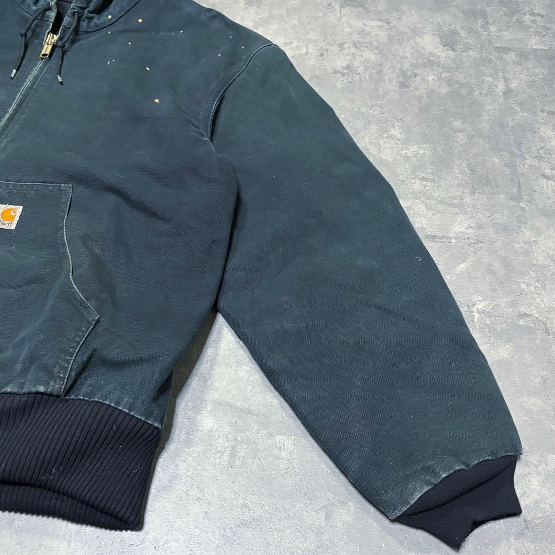 Carhartt アクティブジャケット キルティング ダック地 深緑 2XL