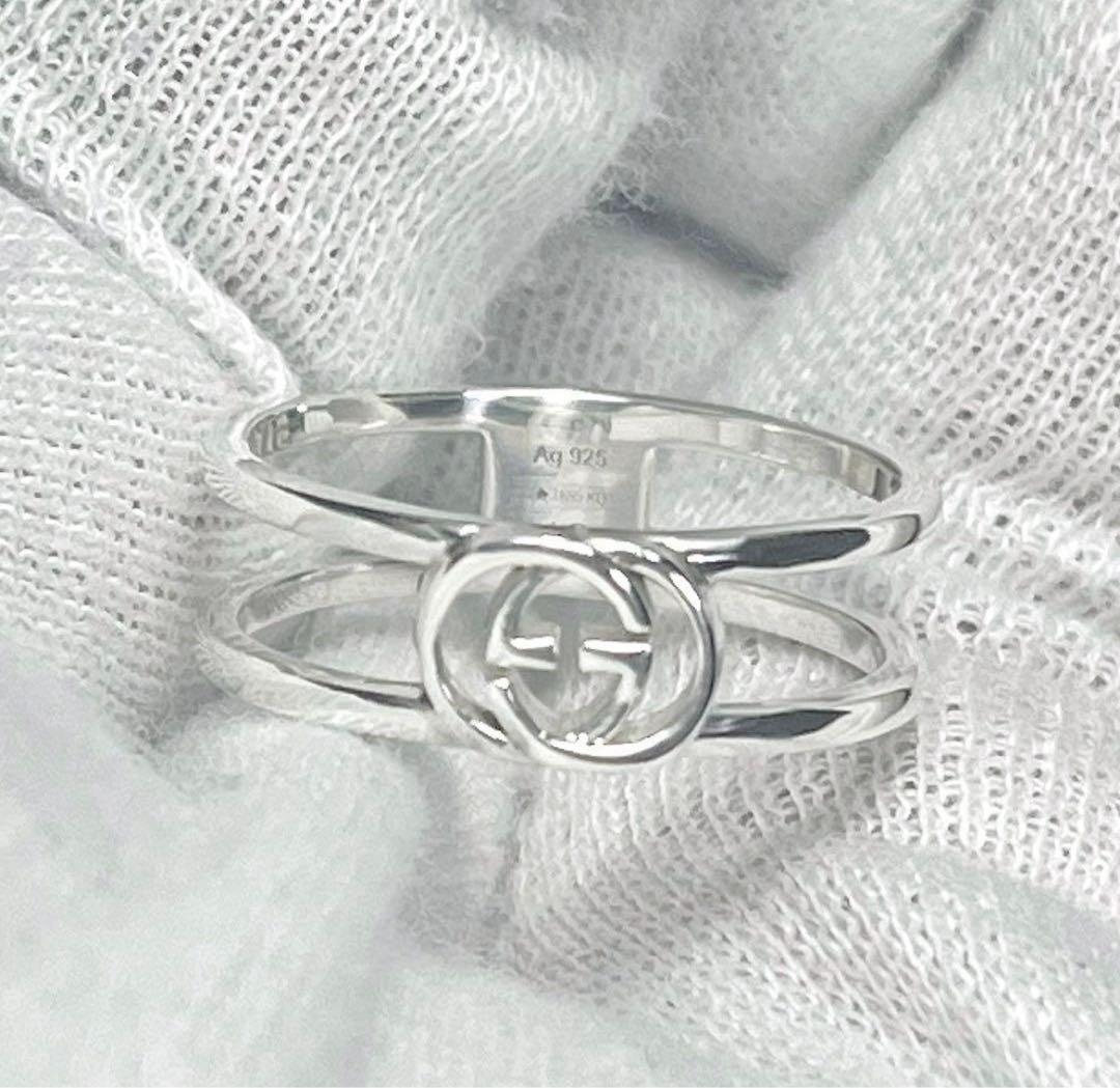 極美品‼️GUCCI 指輪　インターロッキングリング　12号