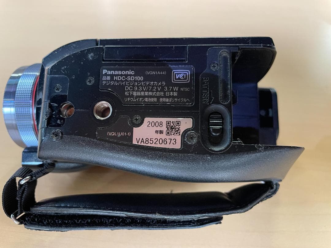 ビデオカメラ パナソニック HDC-SD100 SDカード 録画 ハイビジョン