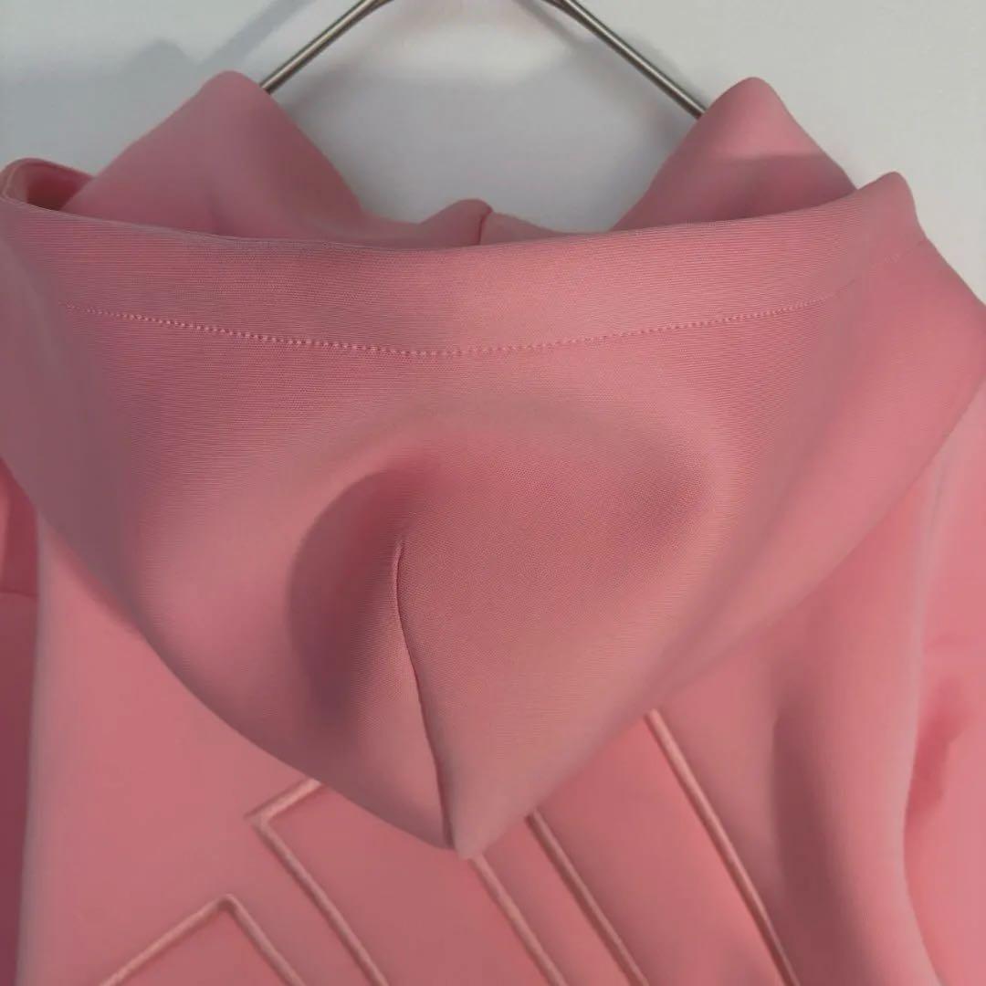 専用さま…未使用　adidas ダンボールニットセットアップ　ピンク フーディー