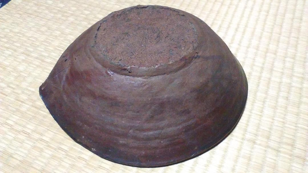 備前焼　片口型　擂鉢　天保備前