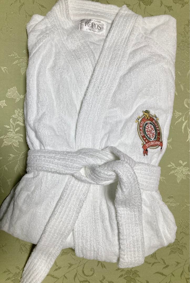 未使用 ホテル ヨーロッパ バスローブ バスタオル フェイスタオル 3点