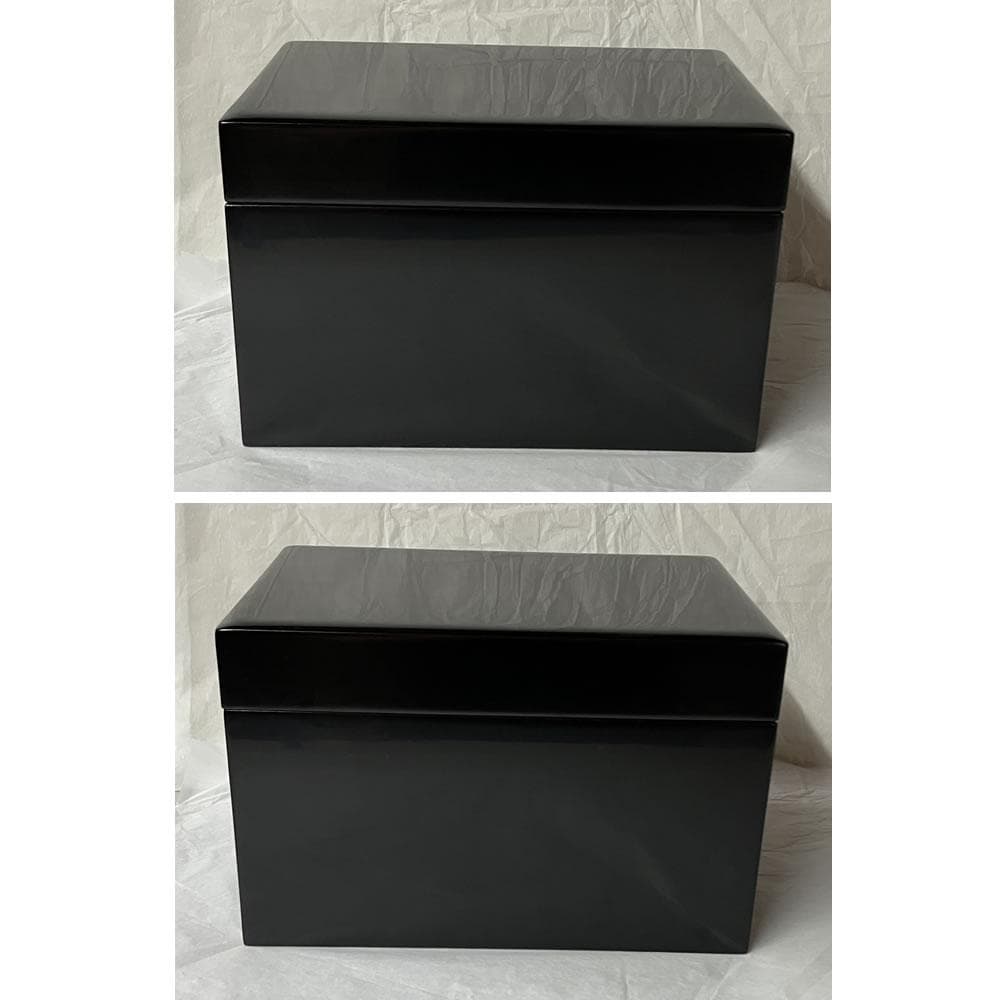 F1397 輪島塗 茶箱 茶筅筒 付 静峰作 共箱 利休茶箱 野点 茶道具