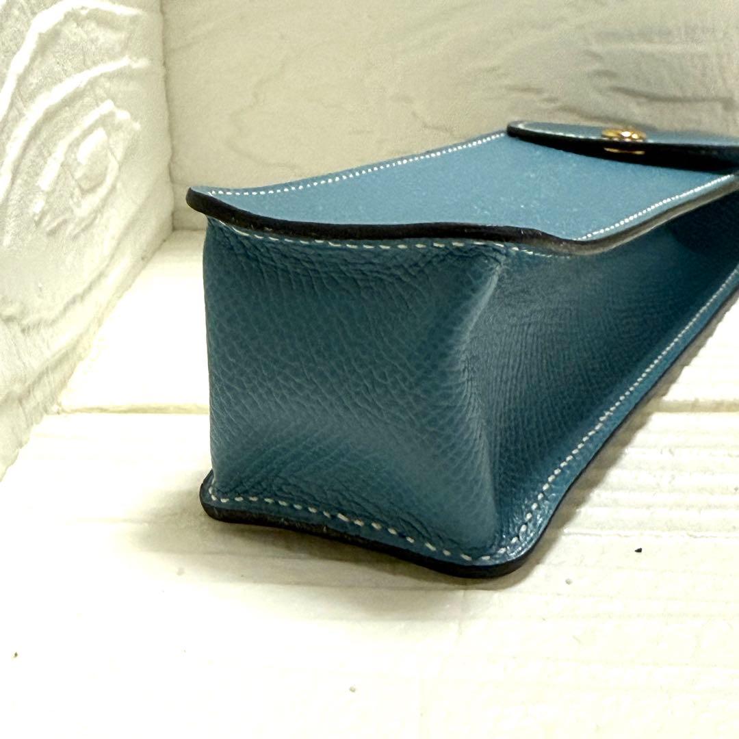 ☆新品未使用☆HERMES☆エルメス☆ペンケース☆ブルージーン☆ヴィンテージ
