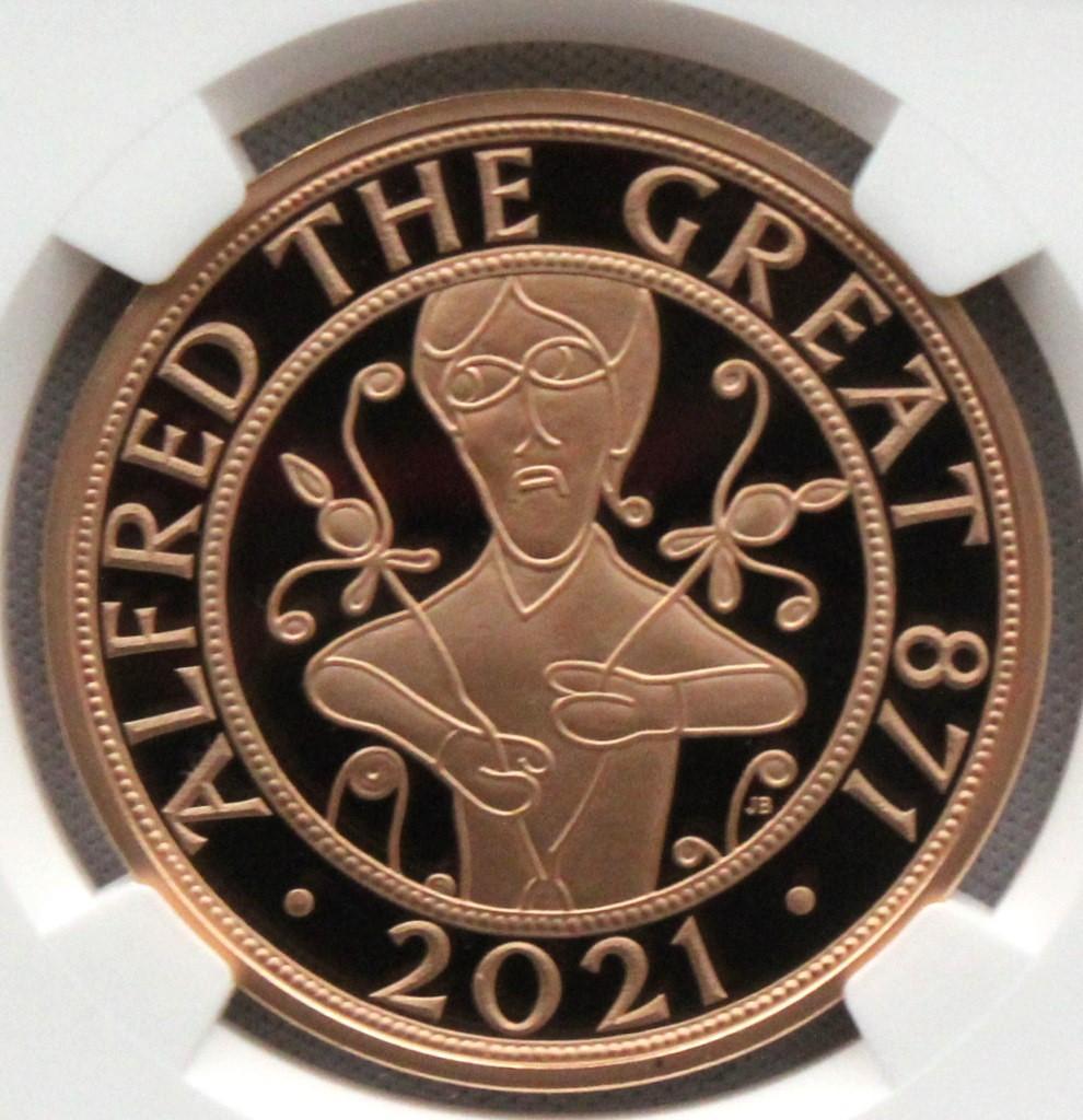 2021年イギリス アルフレッド ザ グレート ￡5 金貨 NGC PF70UC - メルカリ