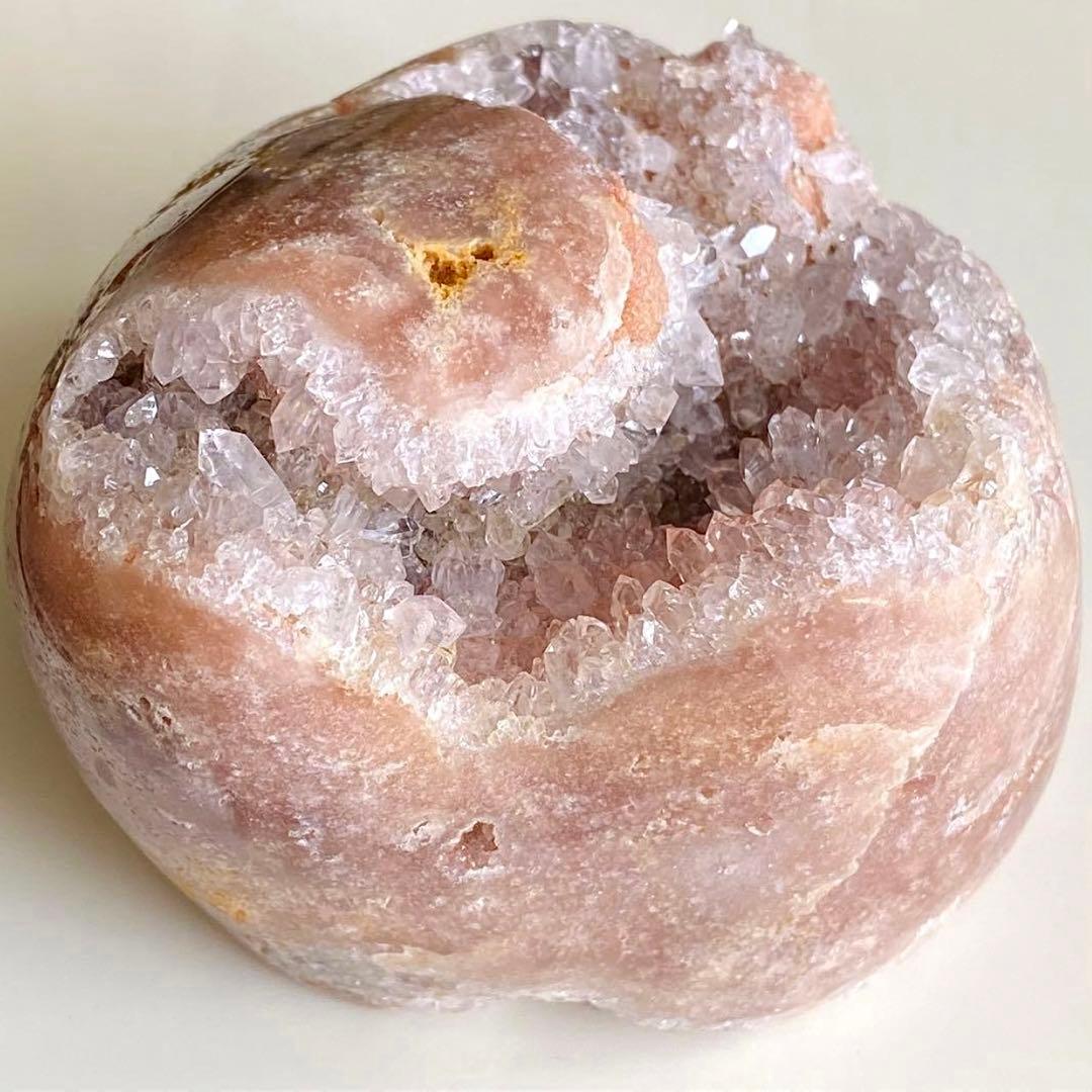 天然石 ピンクアメジスト ドゥルージー 原石 ドーム 約670g】 - メルカリ