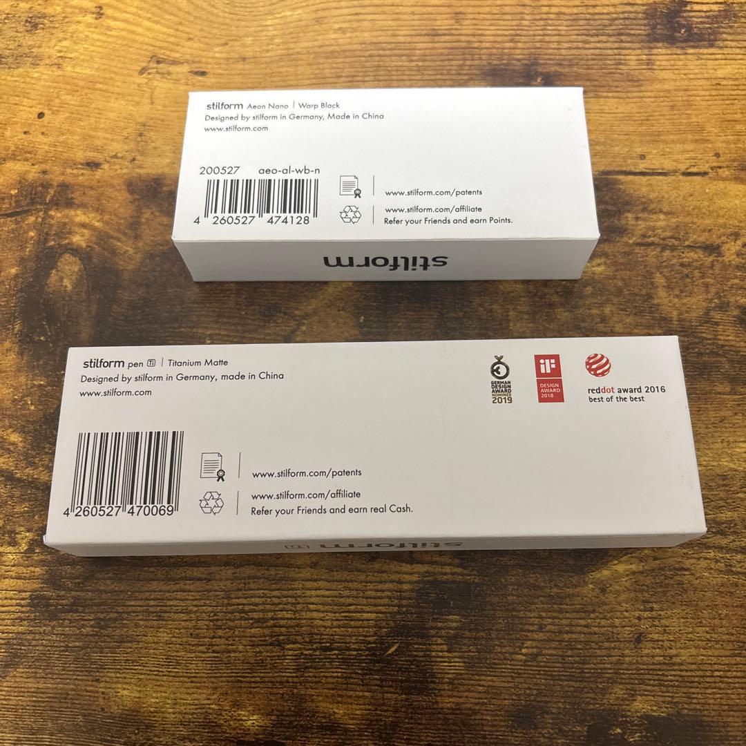 希少】【新品】stilform チタニウムボールペン& Aeon Nano - メルカリ