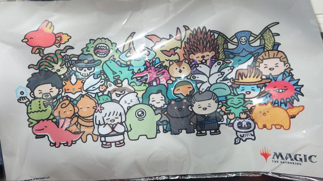 mtg ちびキャラ プレイマット 週末マジック うさぎメン