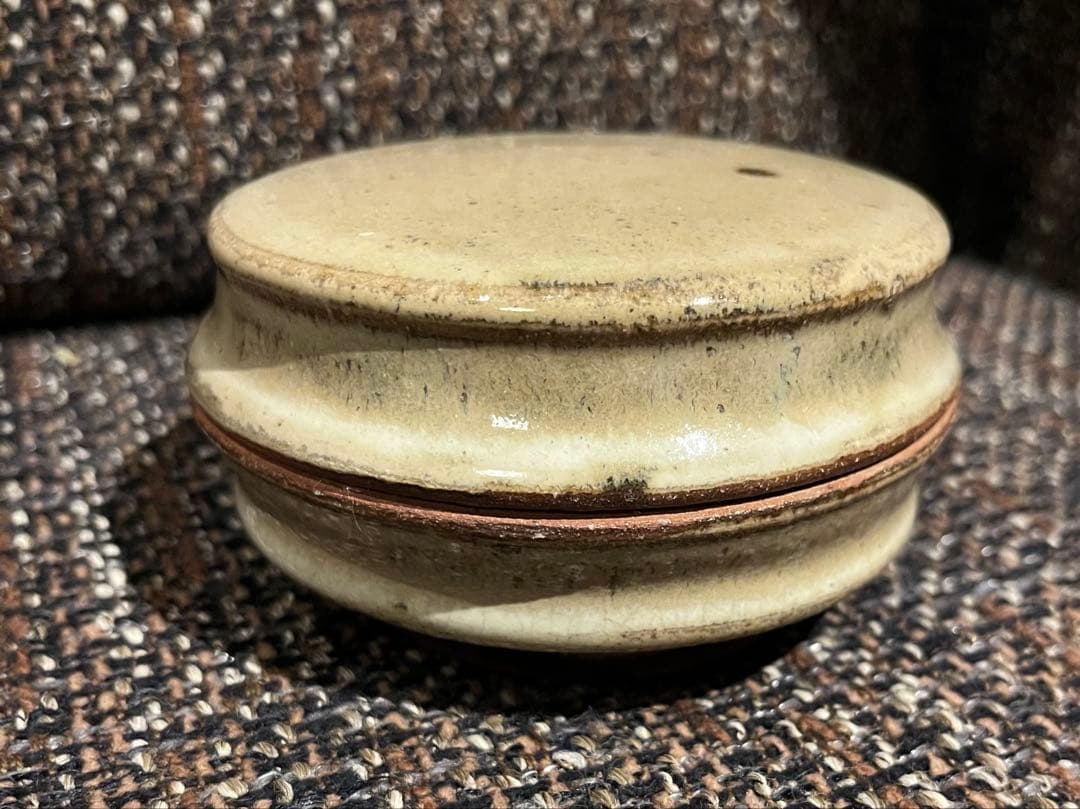 濱田庄司/ 香合 蓋物 香道具