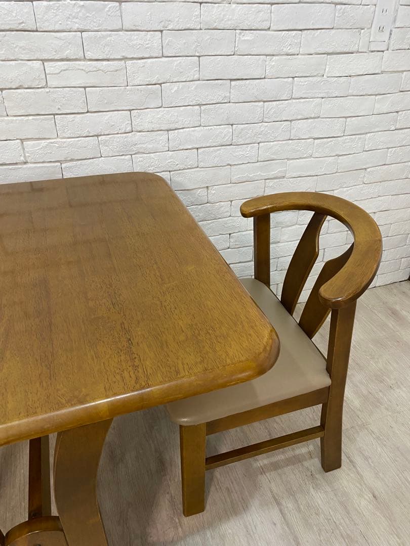 【東京都23区配送無料】ビンテージ　ダイニングテーブル　チェア　セット　机　椅子