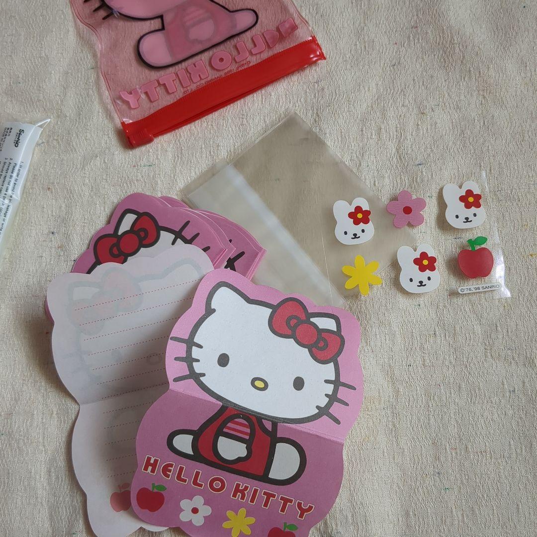 キティちゃんグッズセット ガムホルダー＆メモ ペン ミニレター レア