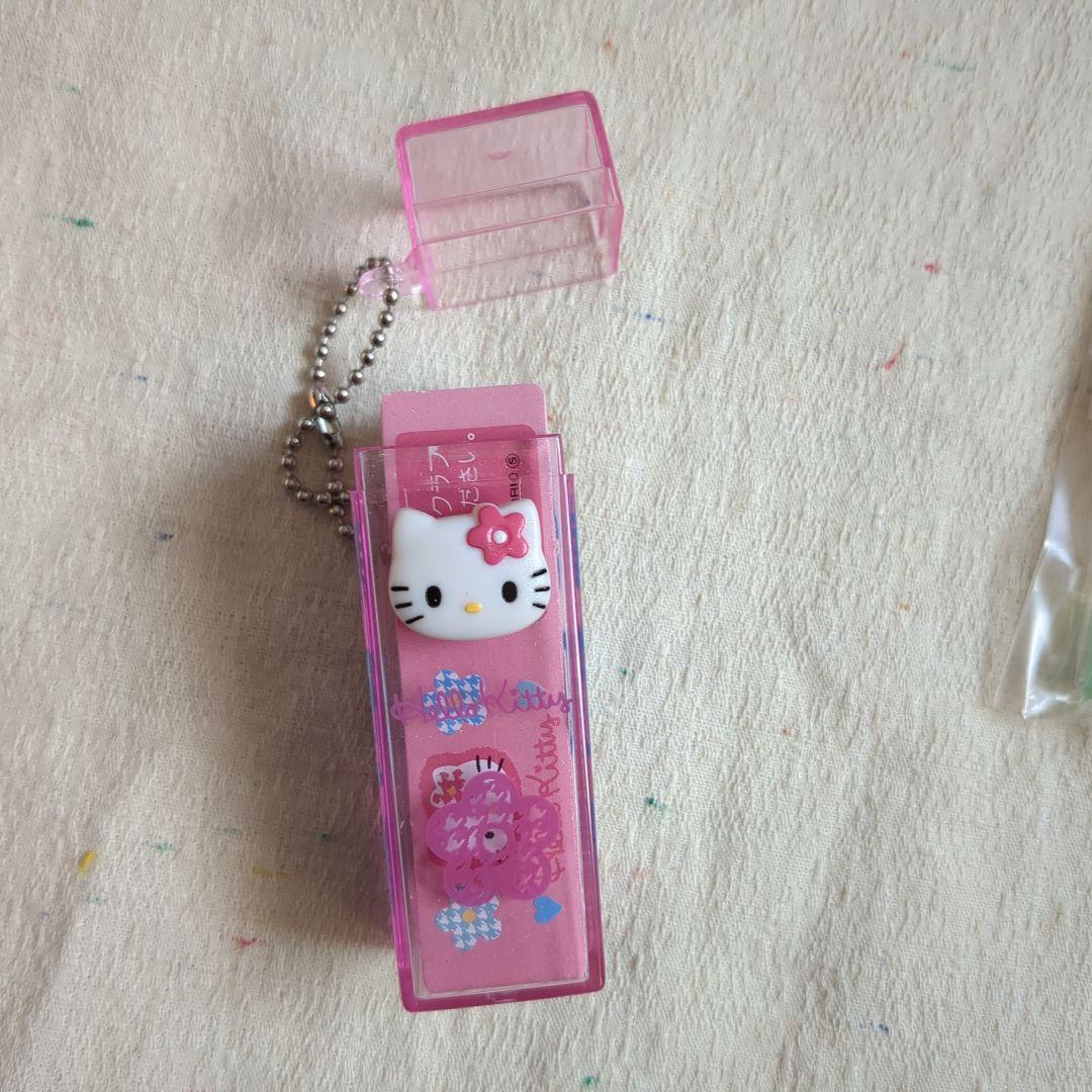 キティちゃんグッズセット ガムホルダー＆メモ ペン ミニレター レア
