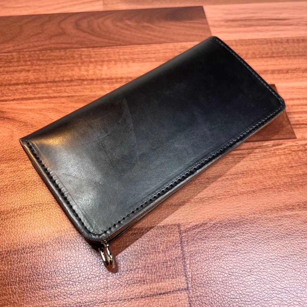 【トラッカーウォレット ロング 3層】クロムエクセル 茶芯 TALON シルバー