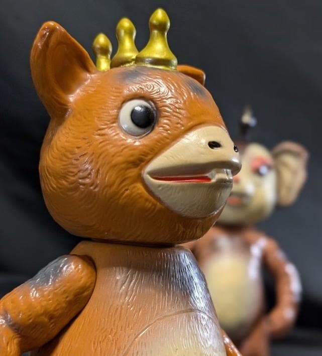 ブースカ＆チャメゴン（イヌクマ）ソフビフィギュア2体セット