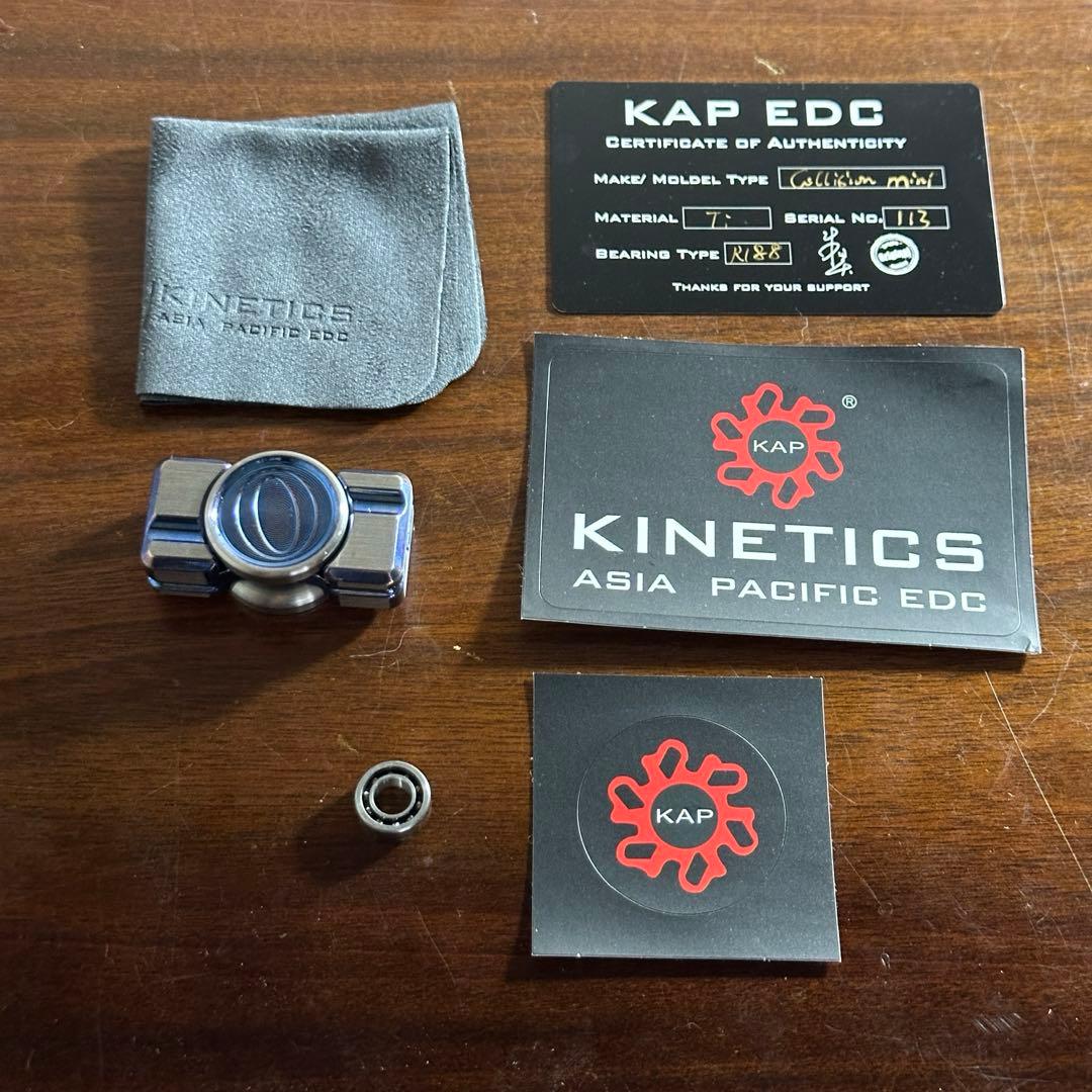 KAP EDC/Collision Mini(Titanium) ハンドスピナー