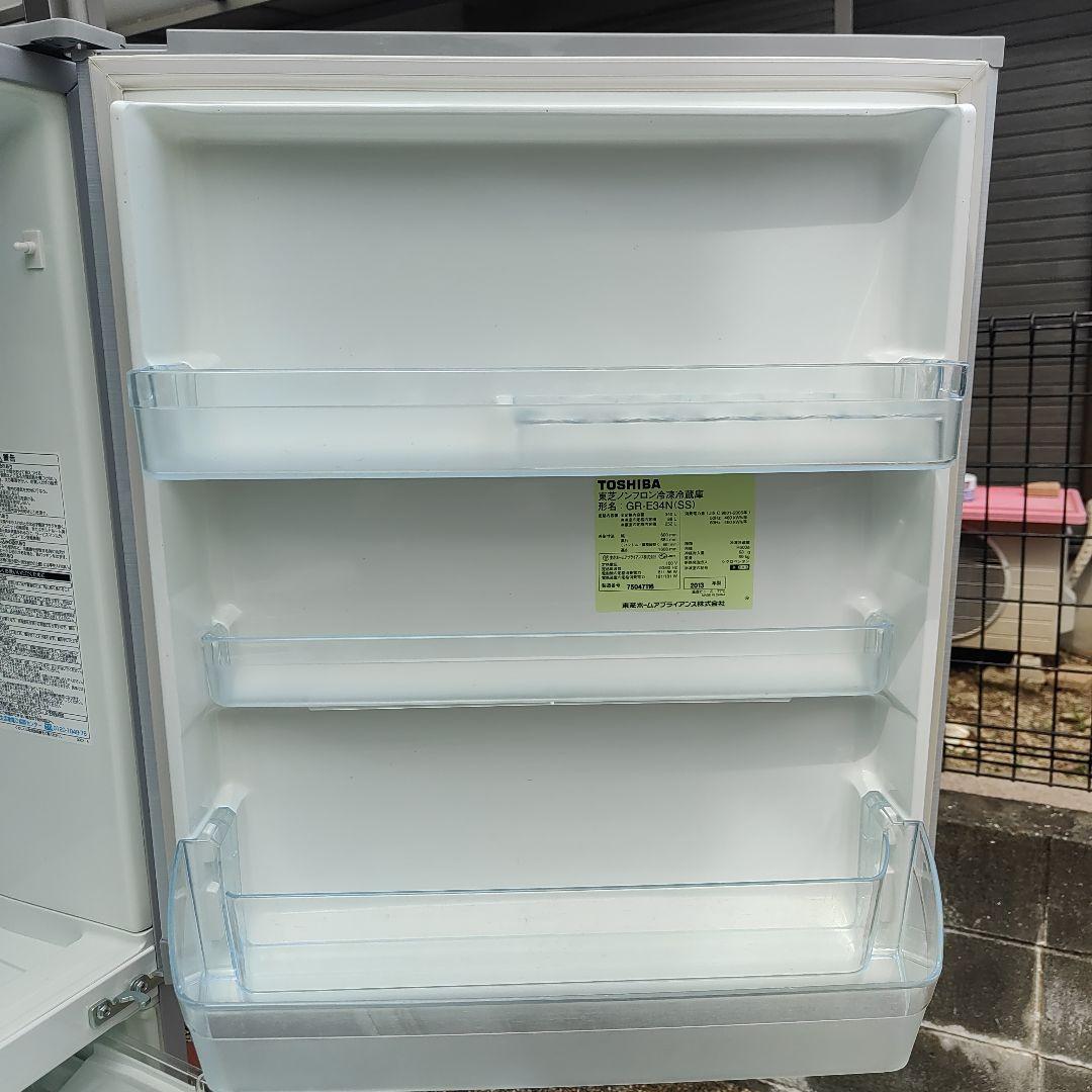 【I'll Nana】TOSHIBA 340L冷蔵庫 GR-E34N-SS
