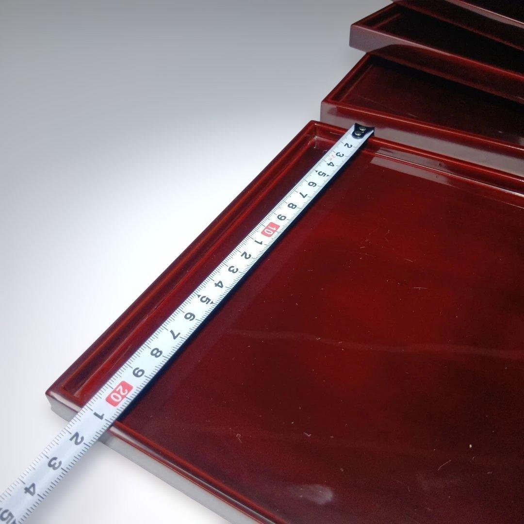 輪島塗　光栄堂　点心盆5枚　共箱