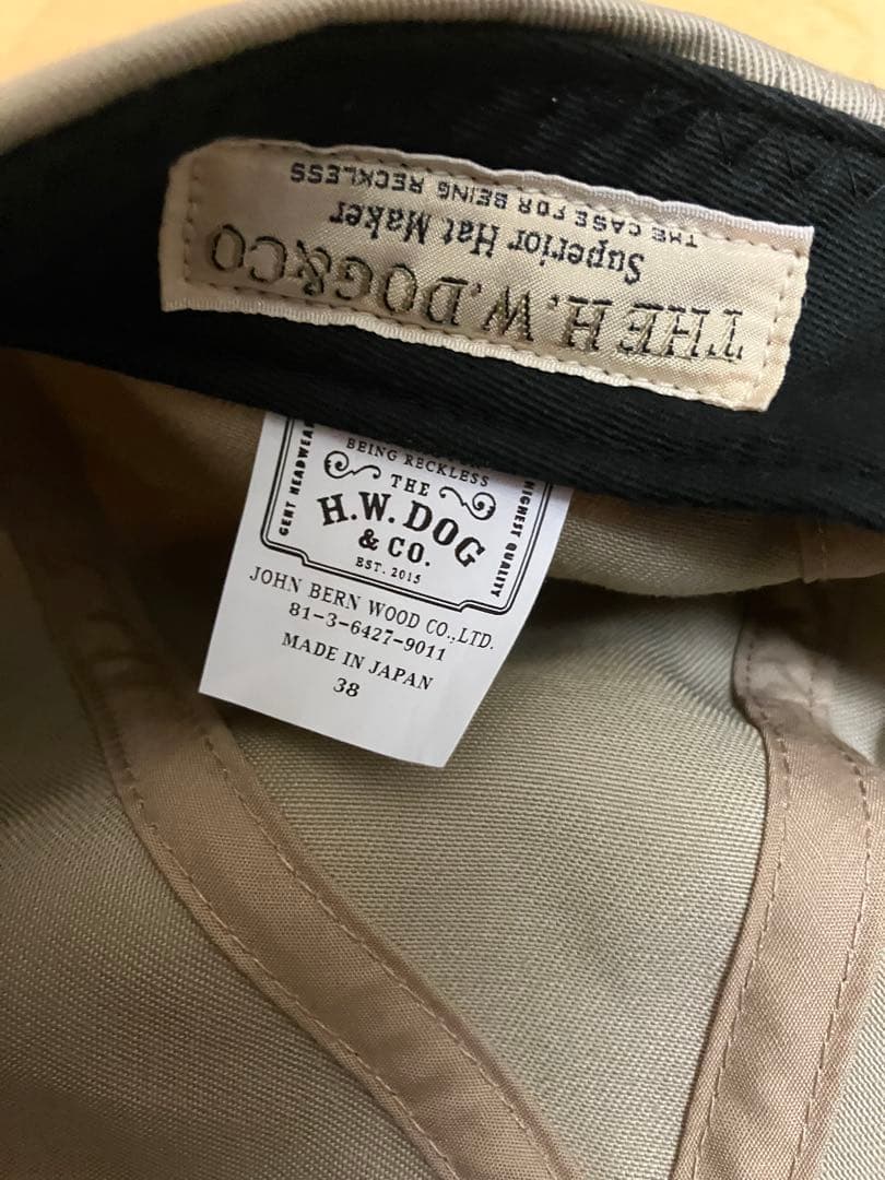 H.W.DOG&CO キャップセット　美品　年末年始限定　バラ売り不可