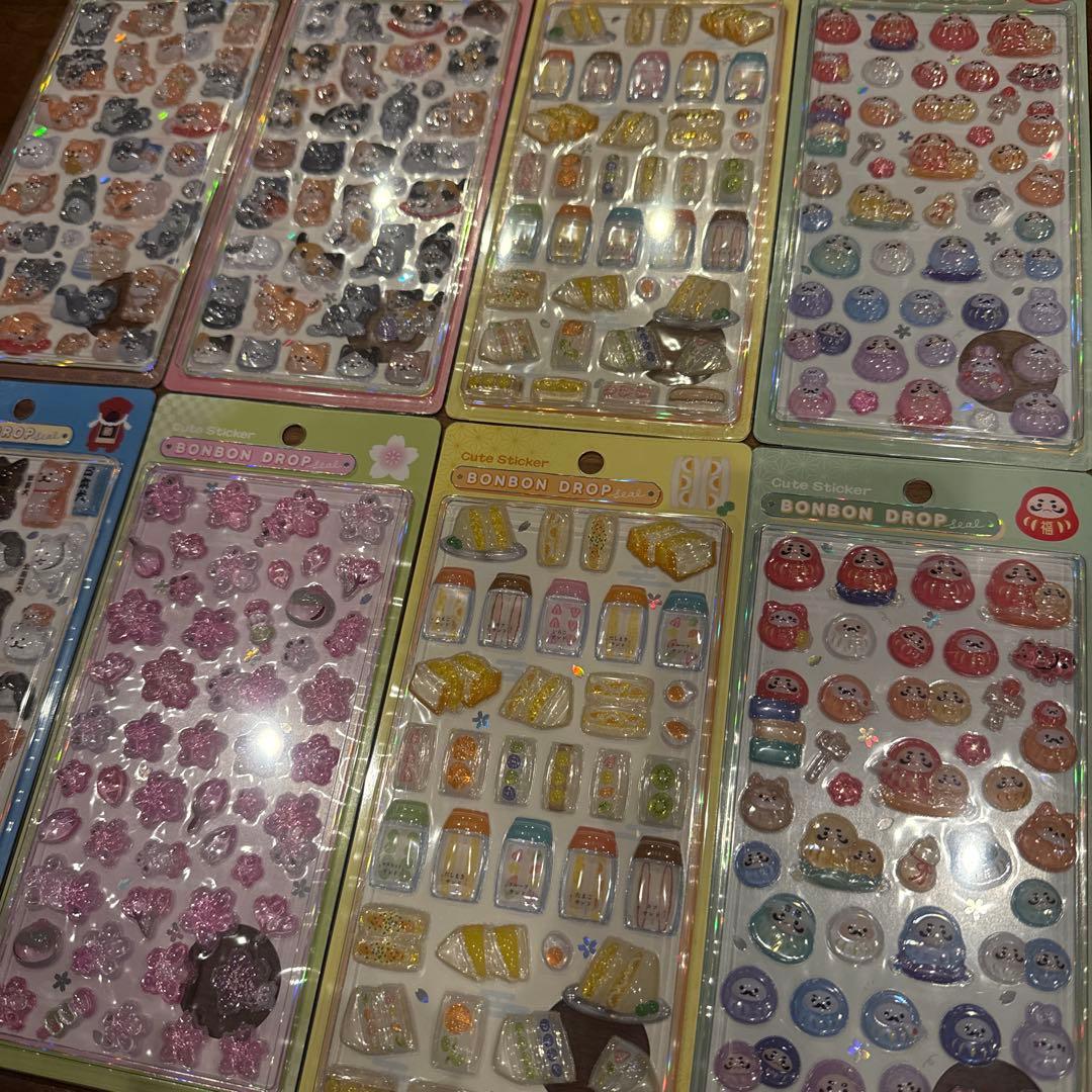 ボンボンドロップシール和柄9シート - メルカリ