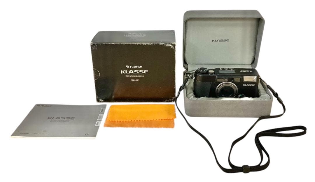 ★美品★ 富士フィルム フィルムカメラ クラッセ ブラック KLASSE 旅×フィルムカメラ第8弾] カメラ女子にオススメ！FUJIFILM KLASSE