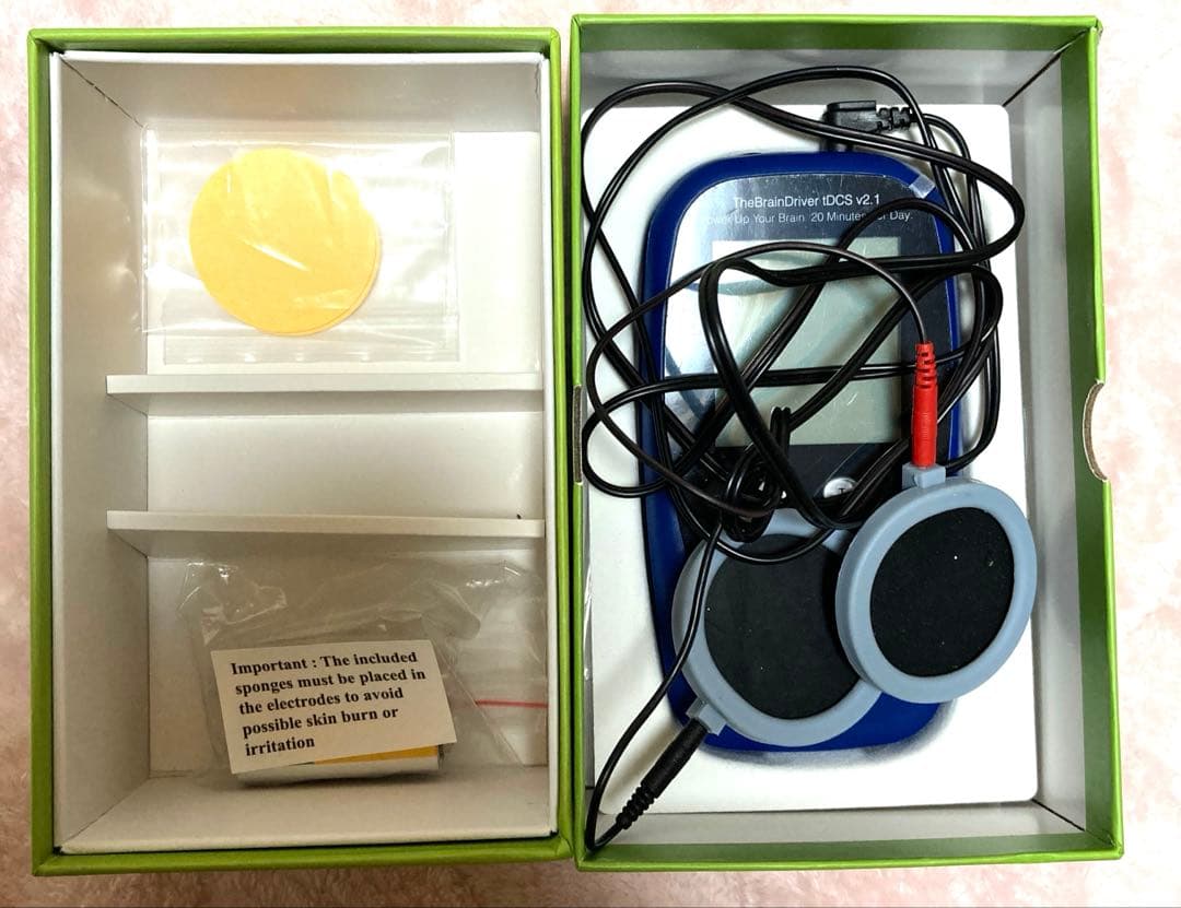 TheBrainDriver tDCS 動作確認済み 未使用スポンジ1セット付属