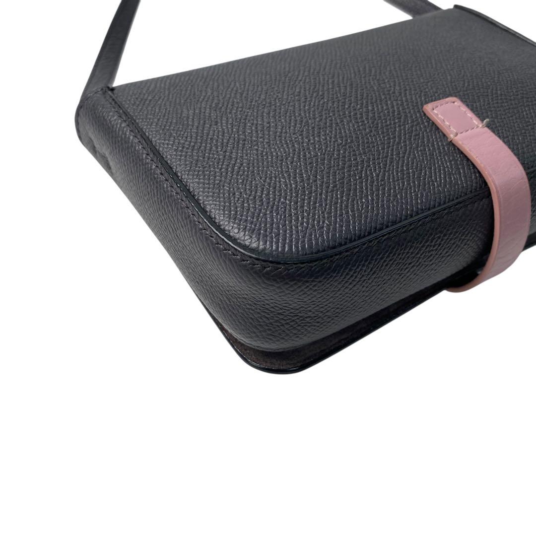 美品 セリーヌ CELINE ストラップクラッチ ショルダーバッグ ポシェット