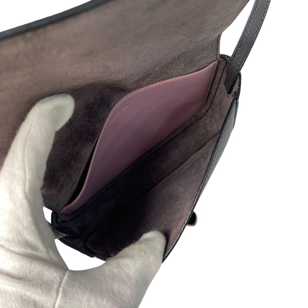 美品 セリーヌ CELINE ストラップクラッチ ショルダーバッグ ポシェット