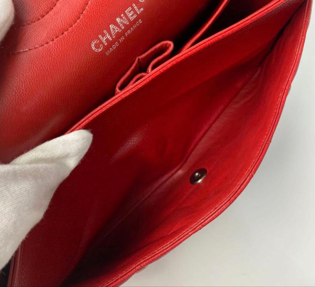 ワインマダム様 CHANEL ダブルフラップ マトラッセ ショルダーバッグ