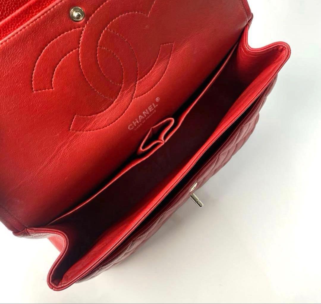 ワインマダム様 CHANEL ダブルフラップ マトラッセ ショルダーバッグ