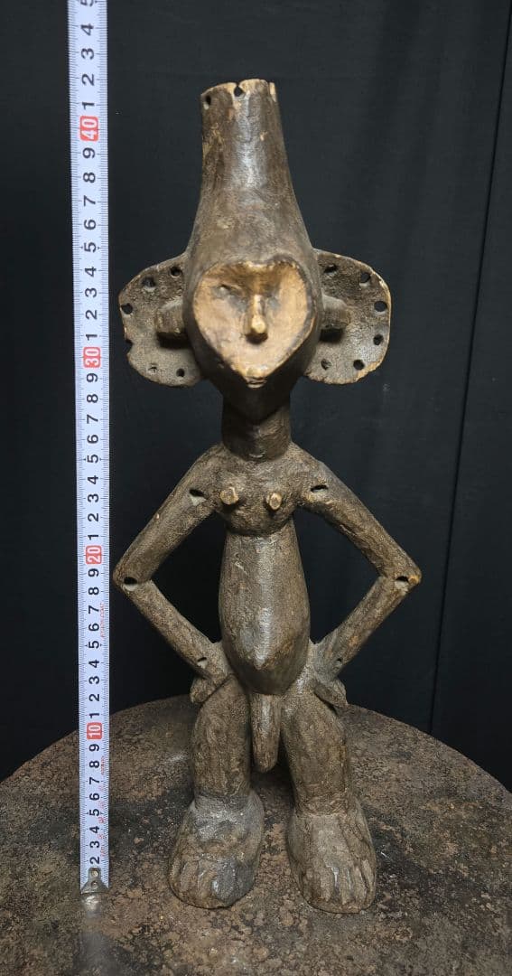 T*o様 ムボレ族？クエレ族？クウェレ族？アフリカ彫像木彫り像オブジェ