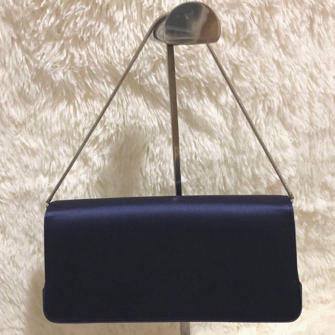 未使用級☆マノロブラニク ハンドバッグ ショルダーバッグ パーティバッグ