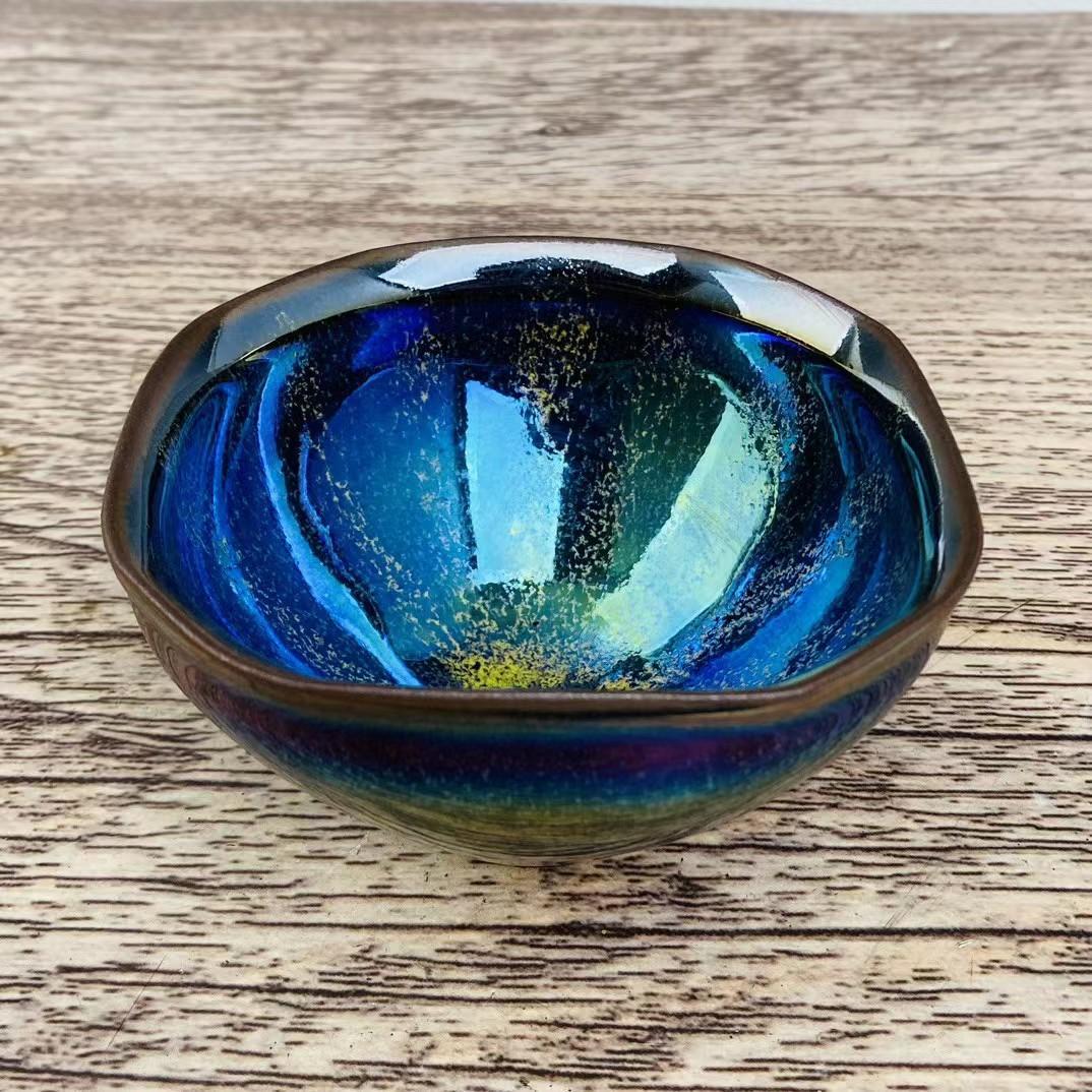 中国古美術・旧蔵の磁器・建窯七彩曜変盞・置物・書道具・茶道具・