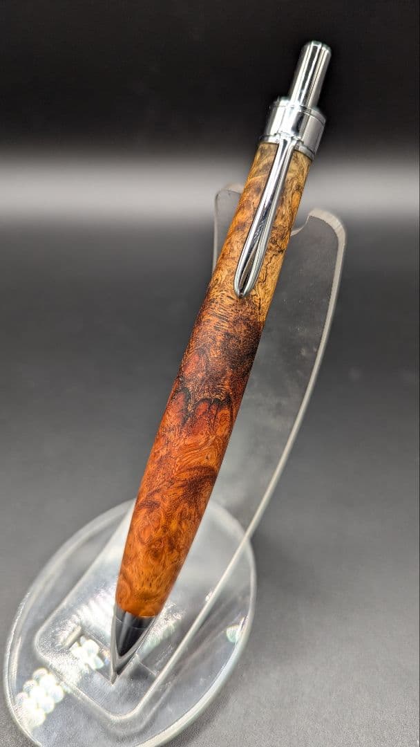 434ペン工房翌檜 花梨 瘤杢 木軸シャーペン ボールペン 291ペン工房翌